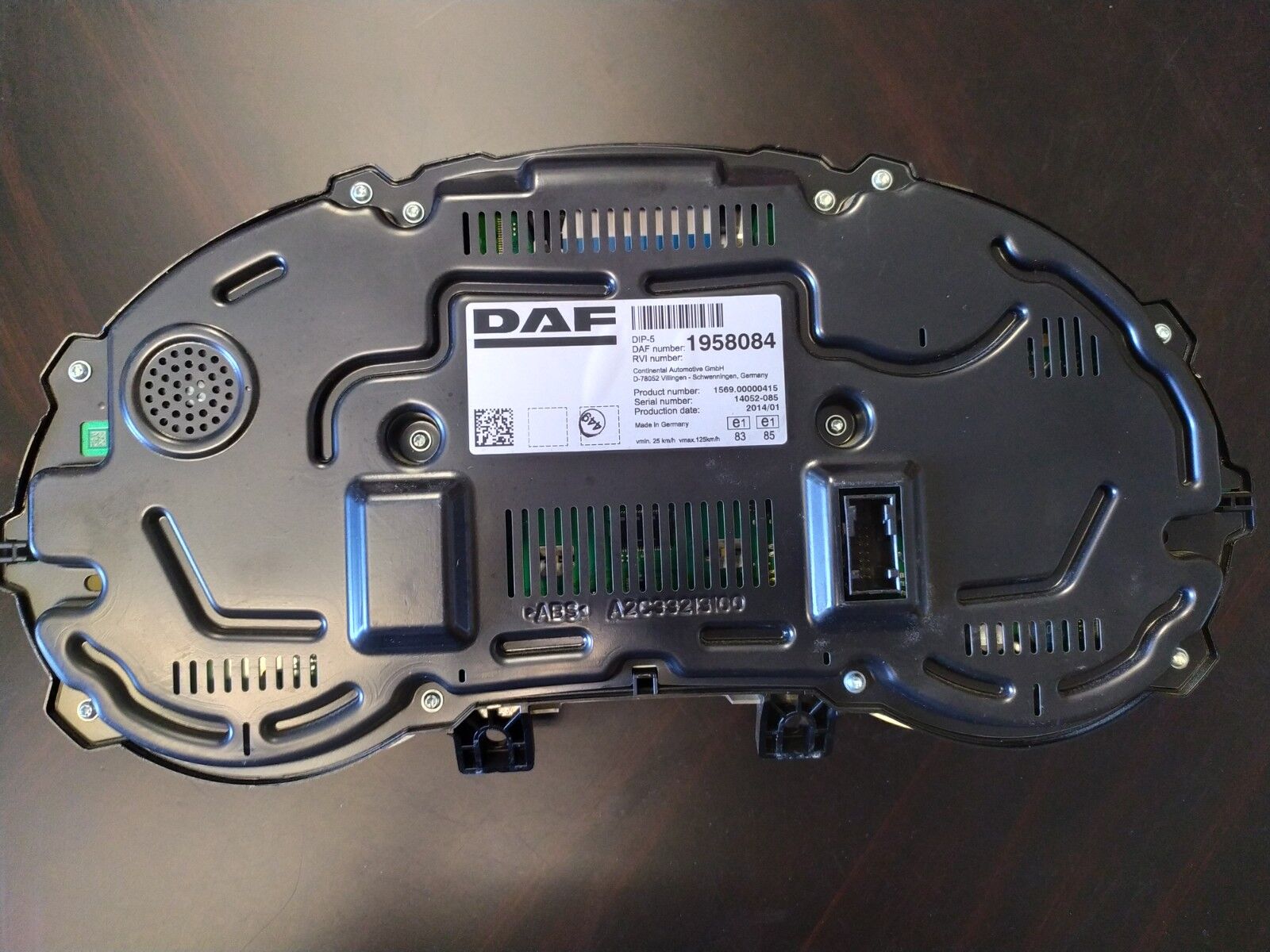 dashboard DAF CLUSTER - DISPLAY for truck DAF XF106 CF86