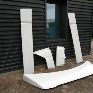 spoiler MERCEDES-BENZ Actros Arocs for truck MERCEDES-BENZ STREAMSPACE MP4 EURO 6