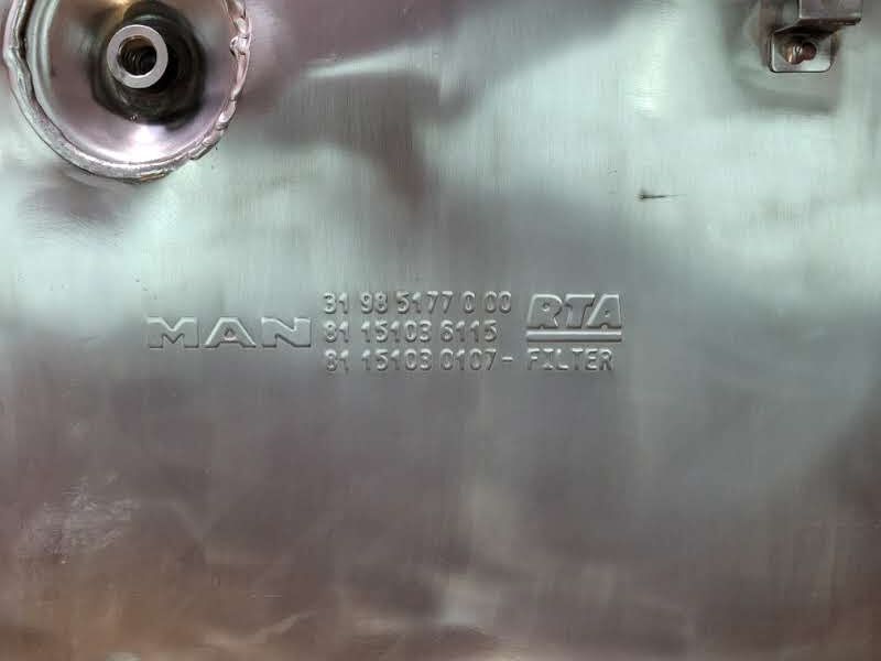 catalyst MAN for truck tractor MAN TGS TGX Euro 6